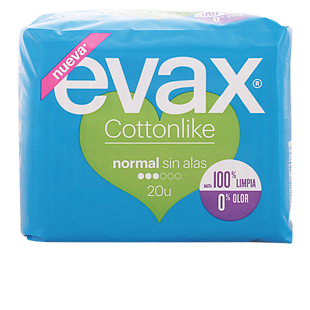 Absorventes EVAX COTTONLIKE normais sem abas 20 unidades