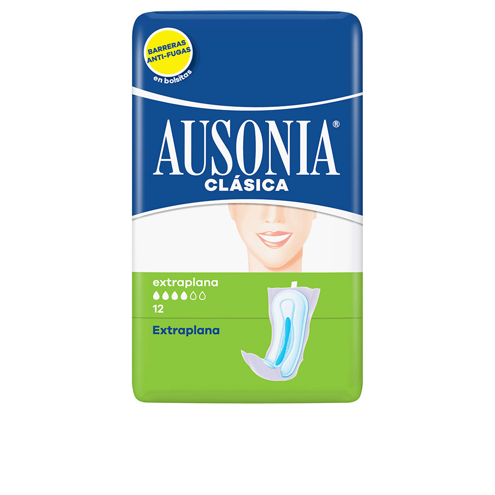 AUSONIA extra plana compressas 12 u