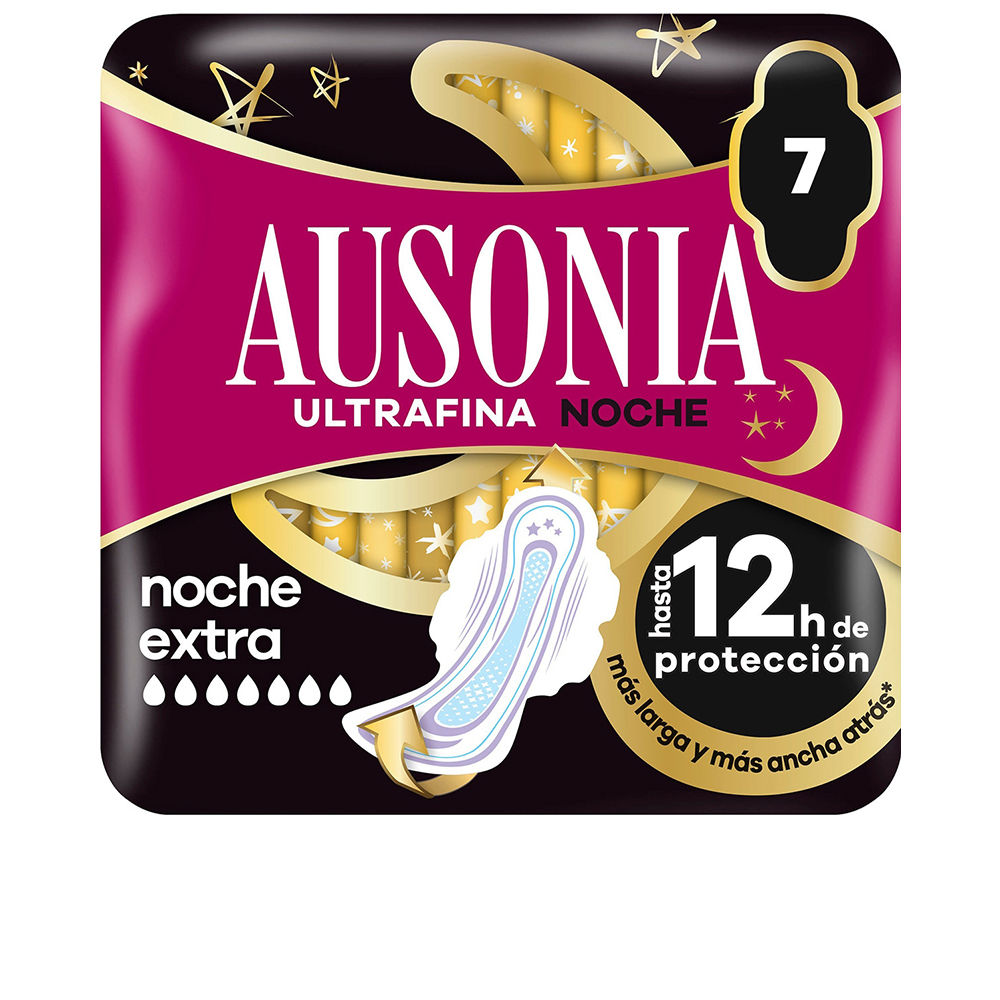 Absorventes noturnos extras AUSONIA, 7 unidades