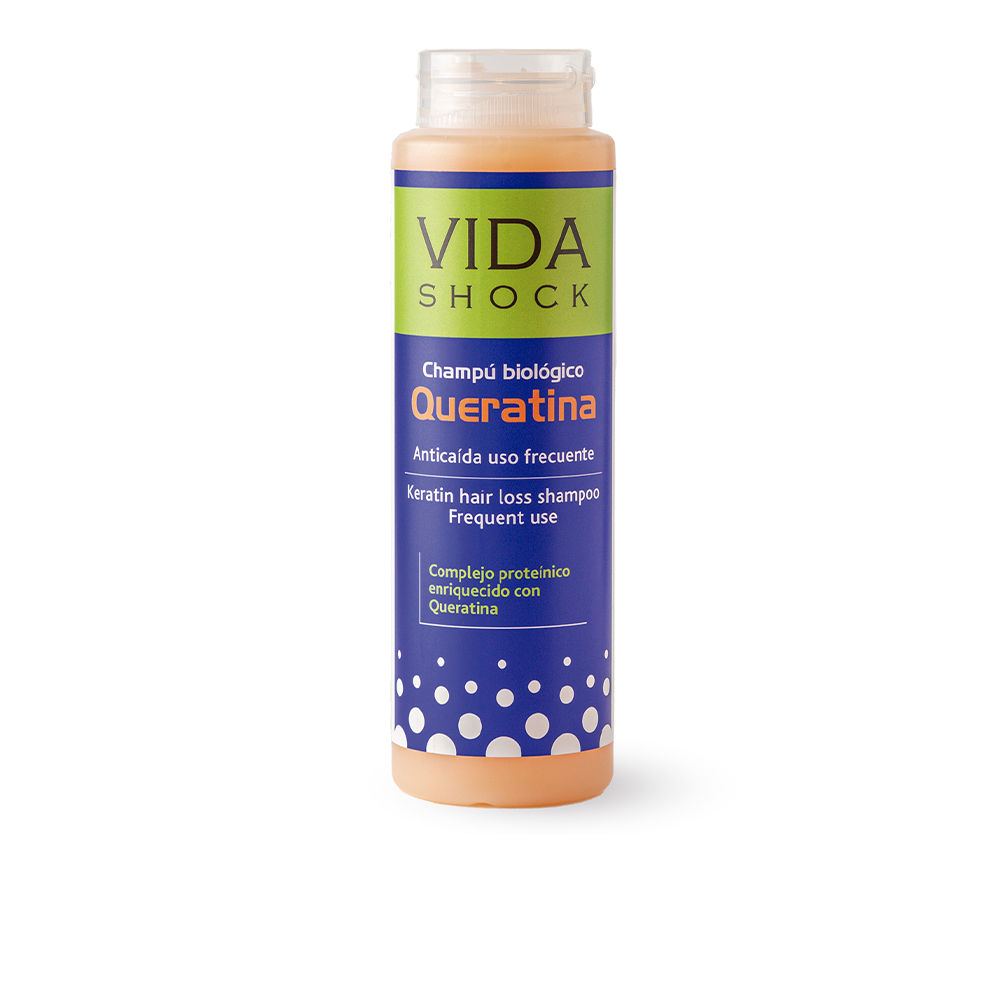 VIDA SHOCK shampoo de queratina orgânica para queda de cabelo 300 ml