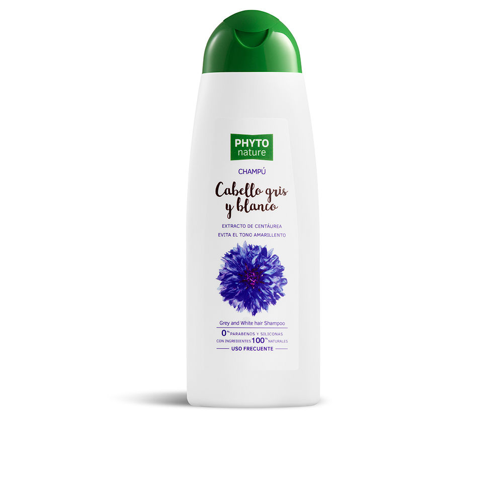 PHYTO NATURE champô para cabelos brancos e grisalhos 400 ml