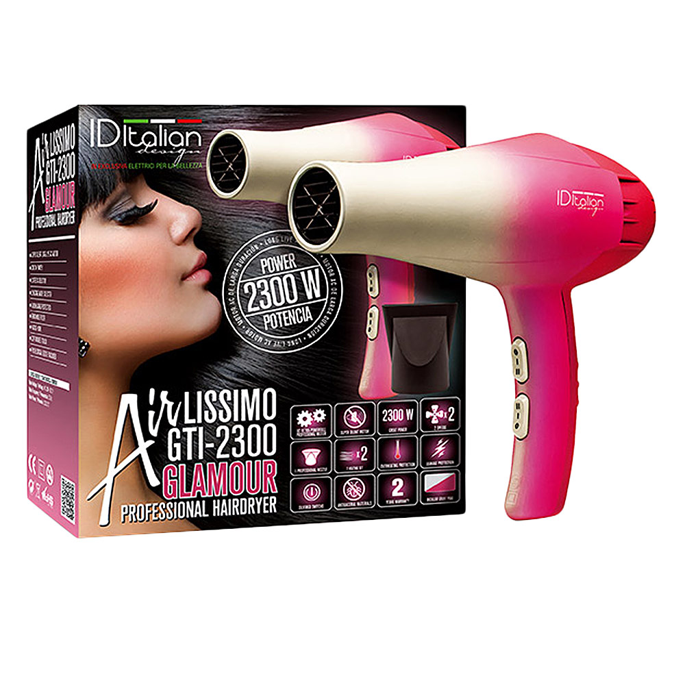 Secador de cabelo profissional AIRLISSIMO GTI 2300 GLAMOUR 1 unidade