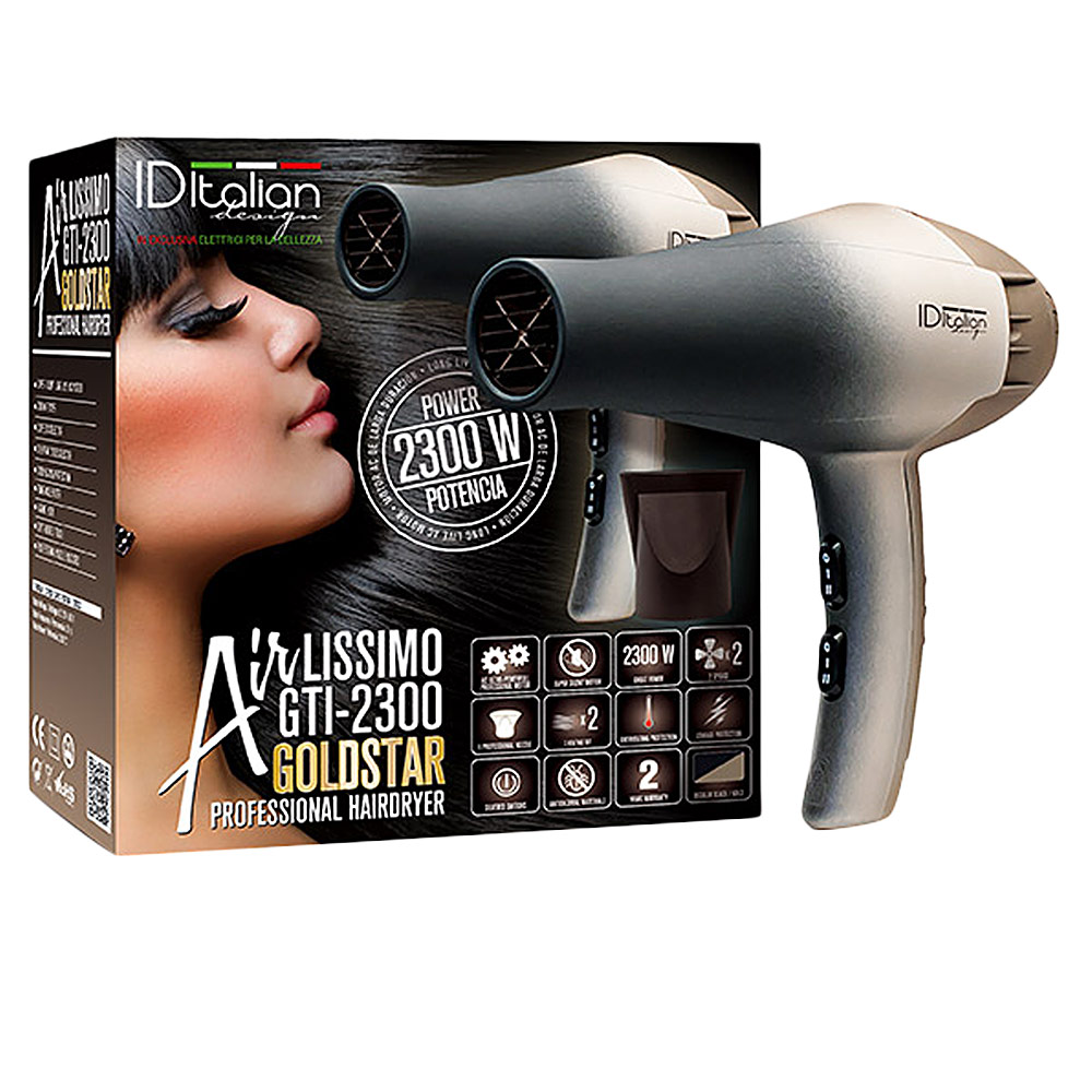 Secador de cabelo profissional AIRLISSIMO GTI 2300 GOLD STAR 1 unidade