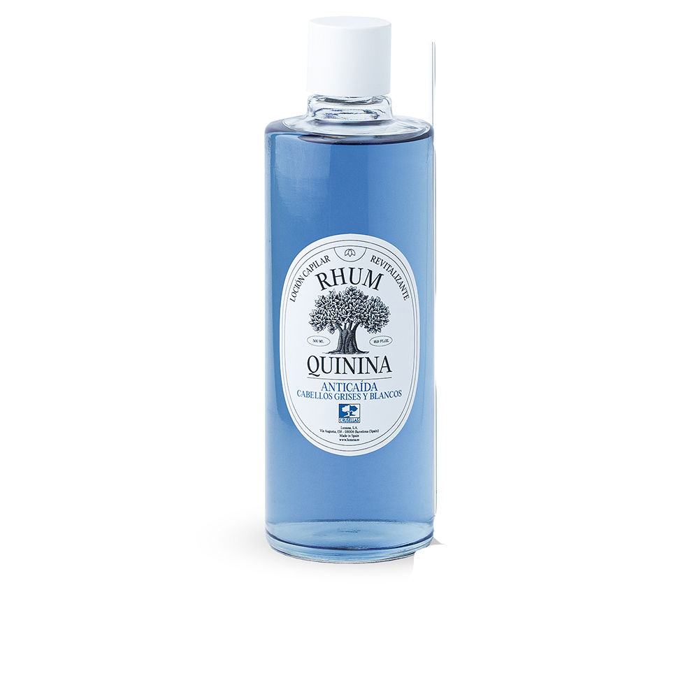 RHUM QUININA tônico azul para cabelos grisalhos e brancos 500 ml