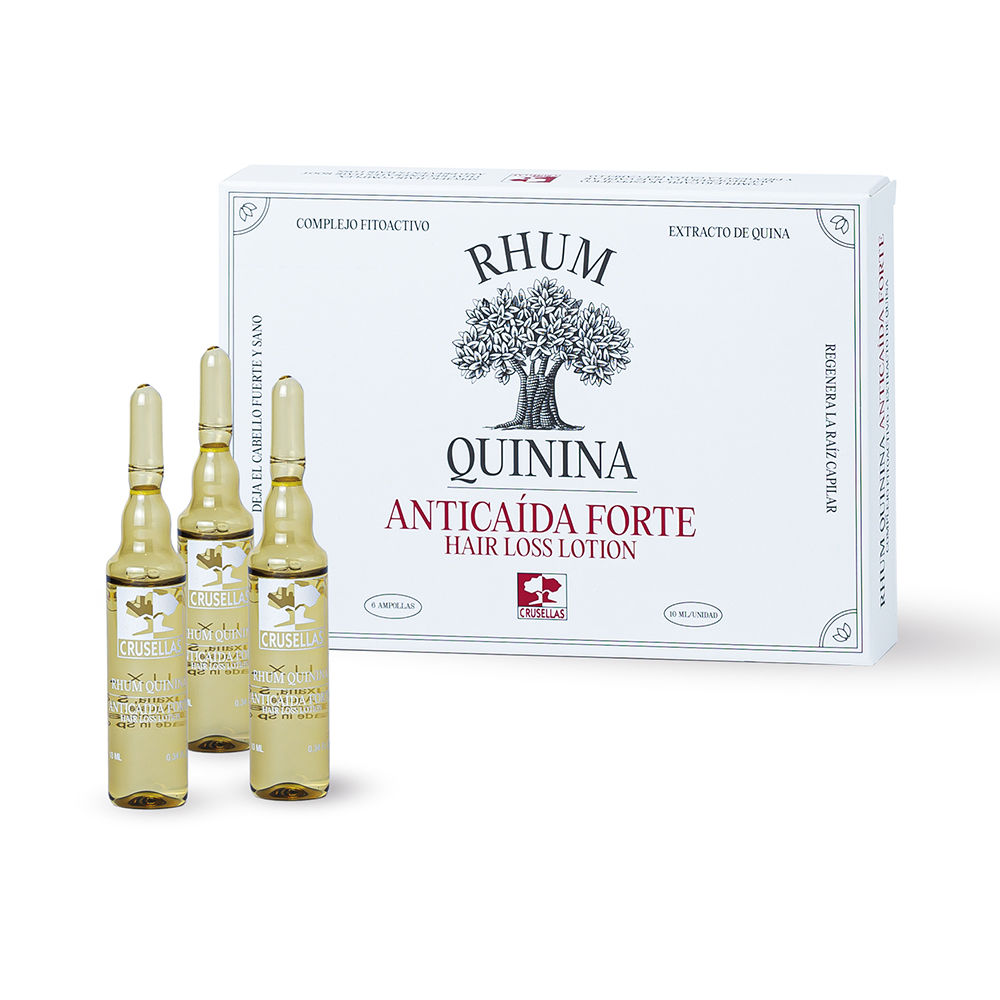 RHUM QUININE anti-queda forte 6 x 10 ml