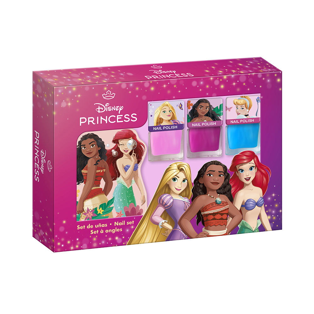 Conjunto Princesas Disney, 3 peças