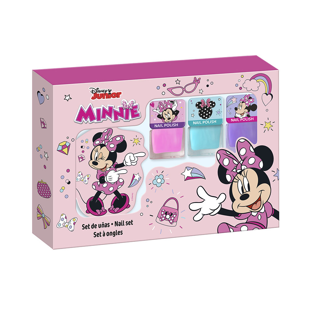 Conjunto de unhas postiças Minnie, 3 peças