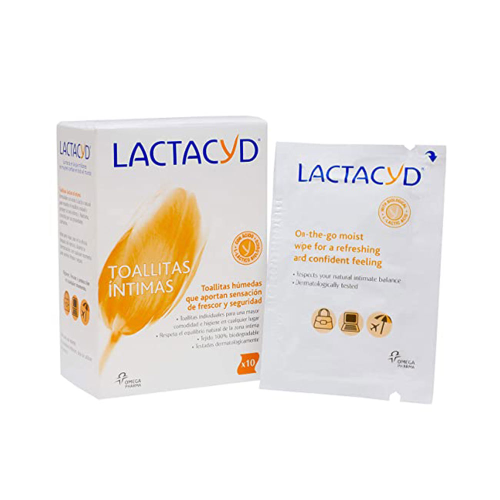 LACTACYD toalhetes íntimos 10 ud