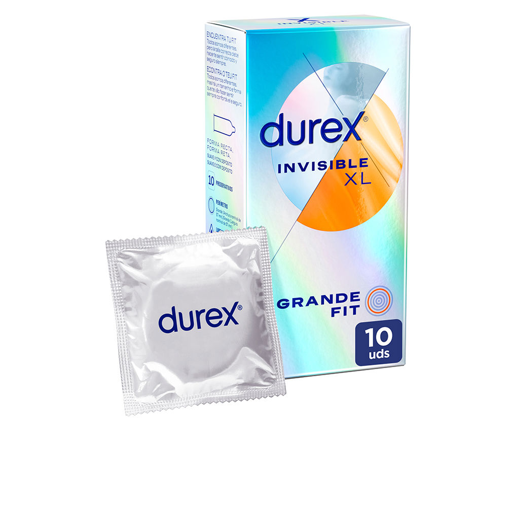 Preservativos ultrafinos INVISIBLE XL 10 unidades