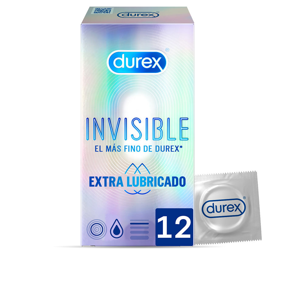 Preservativos extra lubrificados INVISÍVEIS 12 unidades