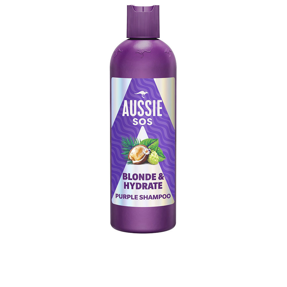 Shampoo roxo AUSSIE SOS BLONDE & HYDRATE 300 ml