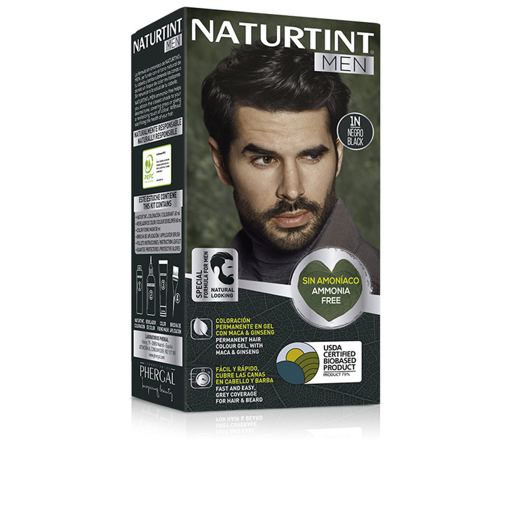 Tintura NATURTINT MEN sem amônia #1Nblack 1 unidade