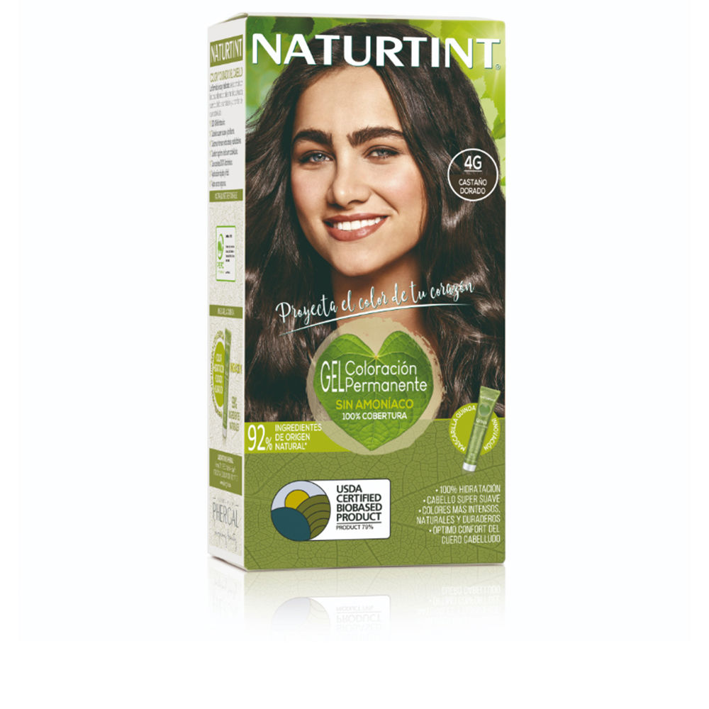 Coloração capilar sem amônia NATURTINT #4G-Golden Chestnut 170 ml
