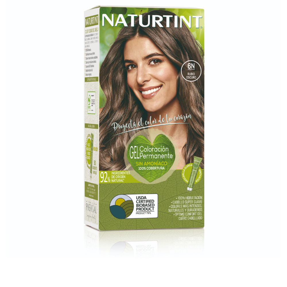 Tintura NATURTINT sem amônia #6N-Loiro Escuro 170 ml