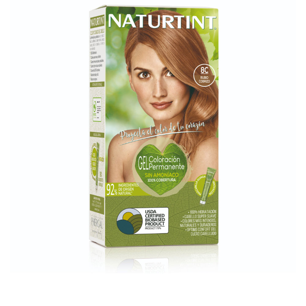 Tintura NATURTINT sem amônia #8C-Loiro Cobre 170 ml