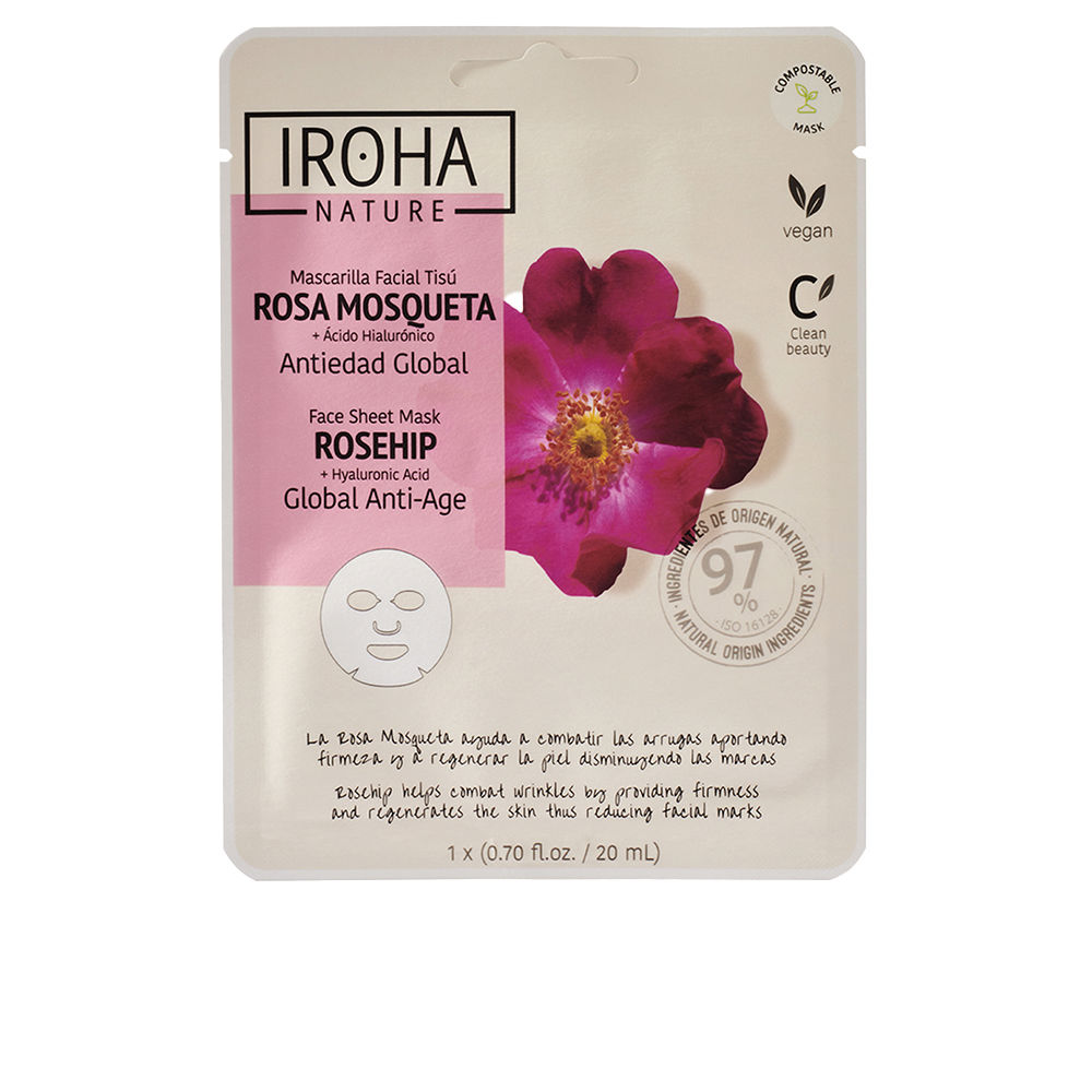 Máscara facial em tecido ROSA MOÇA 1ud