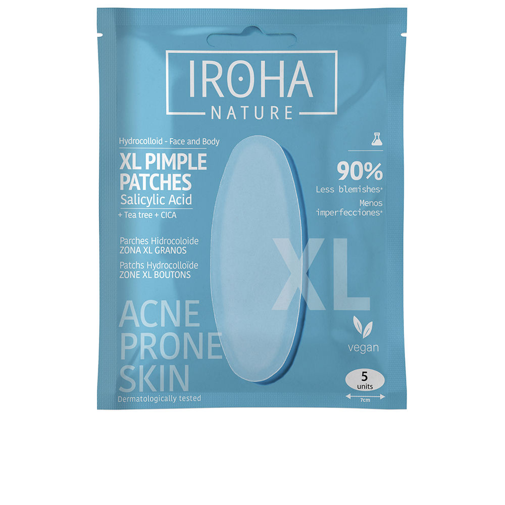 PELE COM TENDÊNCIA À ACNE adesivos hidrocolóides XL 5 unidades