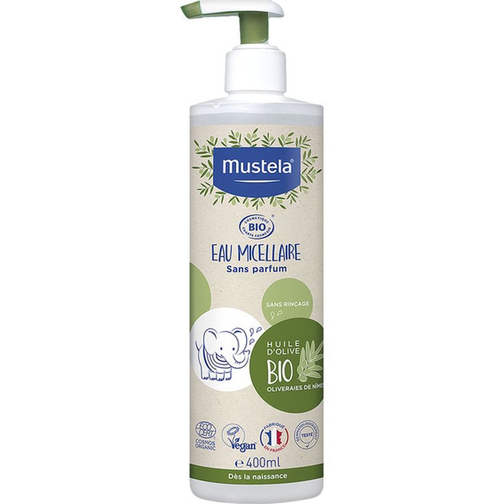 Água micelar BABY BIO sem enxágue 400 ml