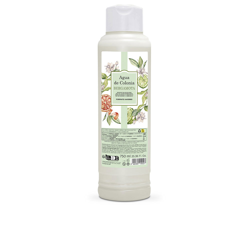 Bergamota Colônia Eau de Colônia frasco de 750 ml