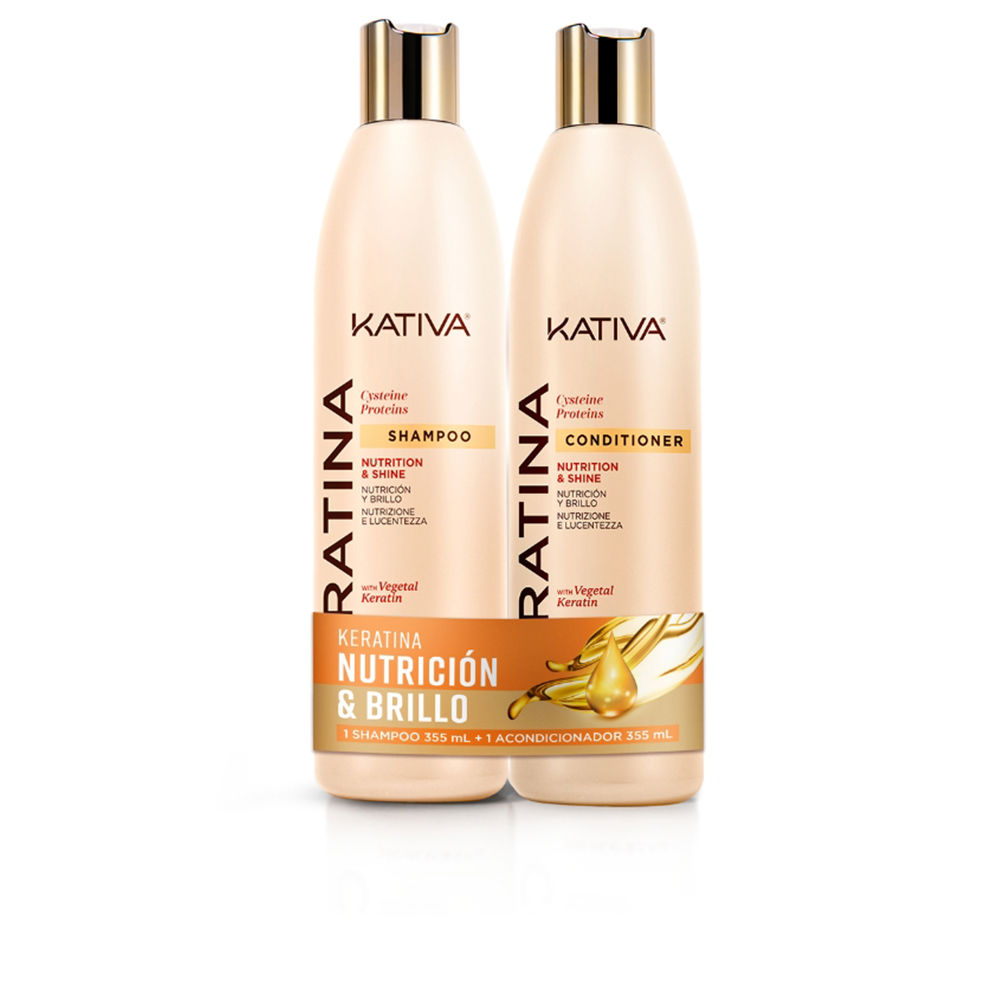 KATIVA KERATINA KIT SHAMPOO 355 ML + CONDICIONADOR 355 ML