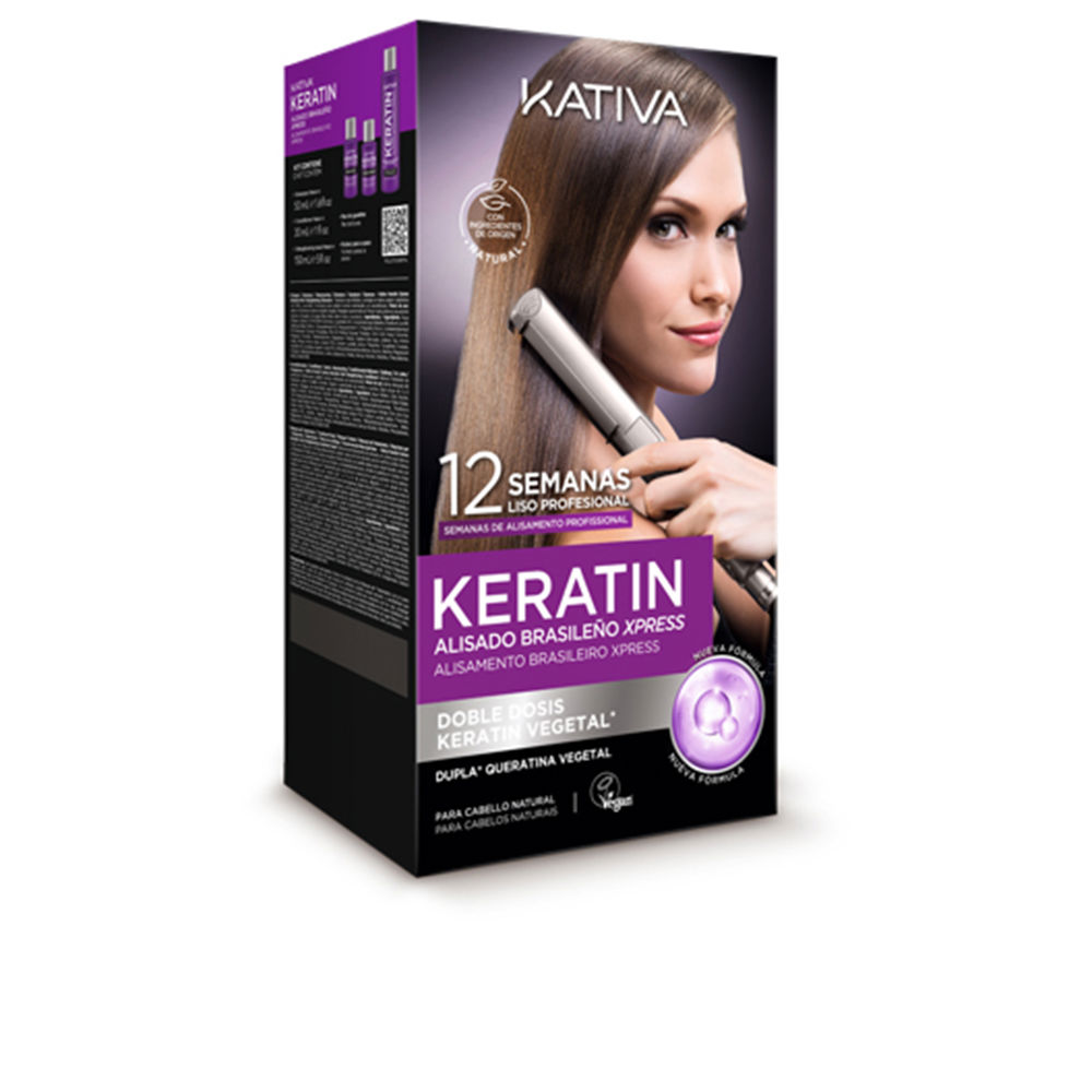 KERATIN EXPRESS KITS DE ALISAMENTO BRASILEIRO 3 UNIDADES