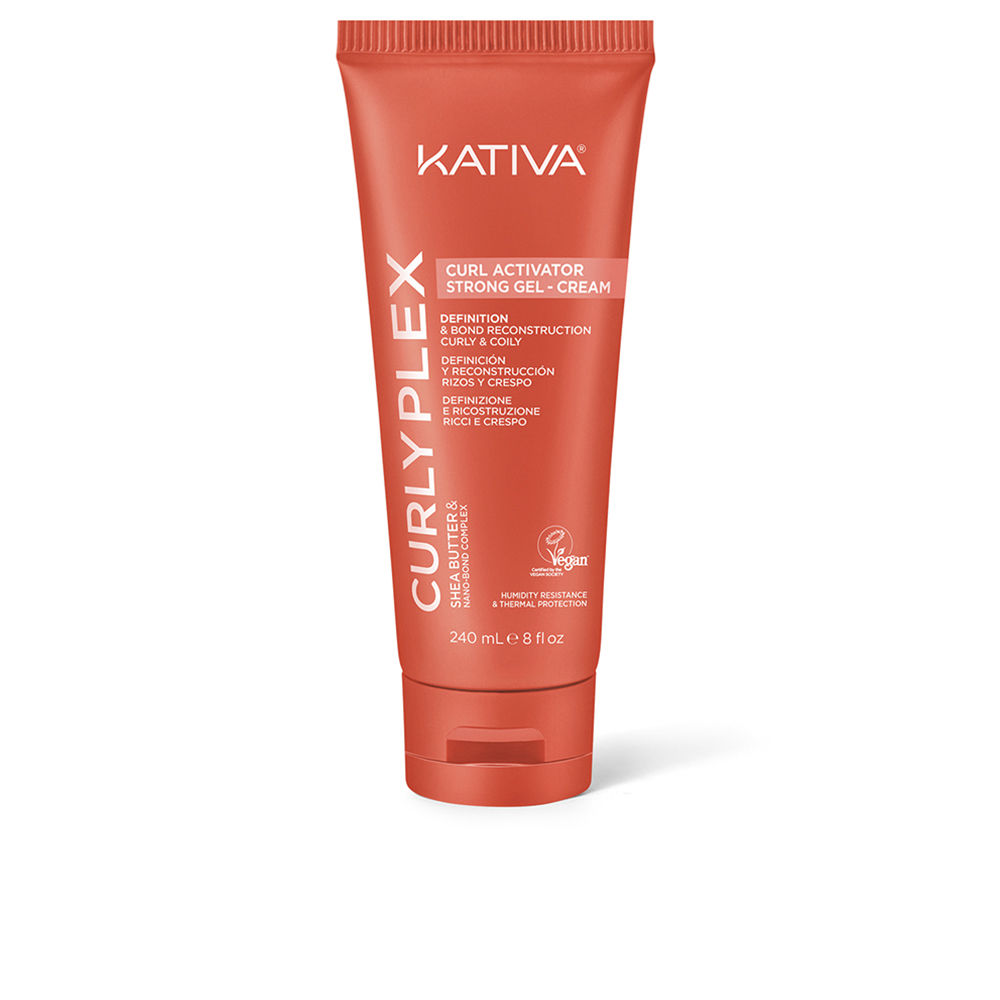 KATIVA CURLY PLEX CURL gel creme ativador de cachos fixação forte 240 ml
