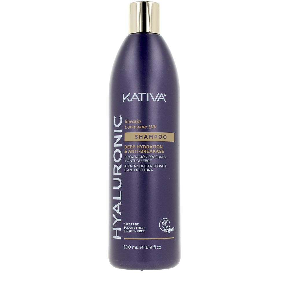 Champô HYALURONIC queratina e coenzima Q10 500 ml