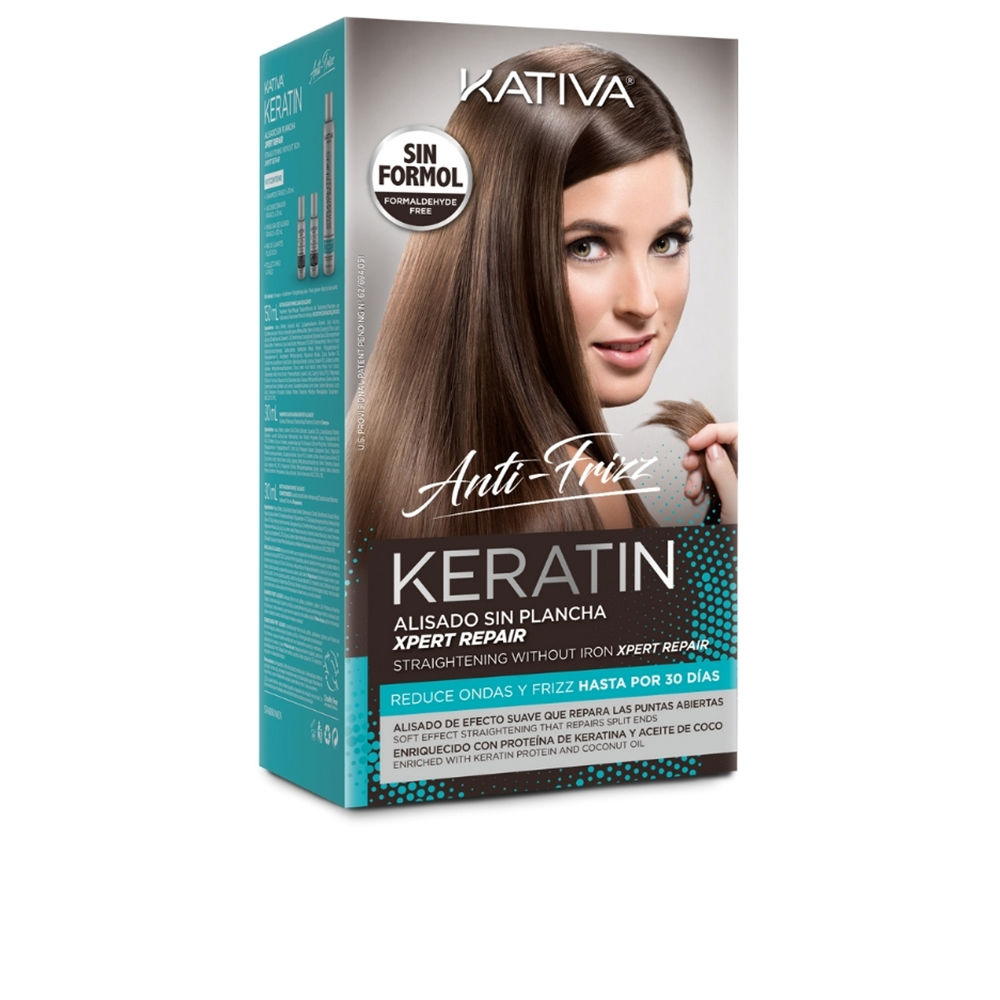 QUERATINA ANTI-FRIZZ Alisamento brasileiro sem chapinha repara pontas 30 dias 3 u