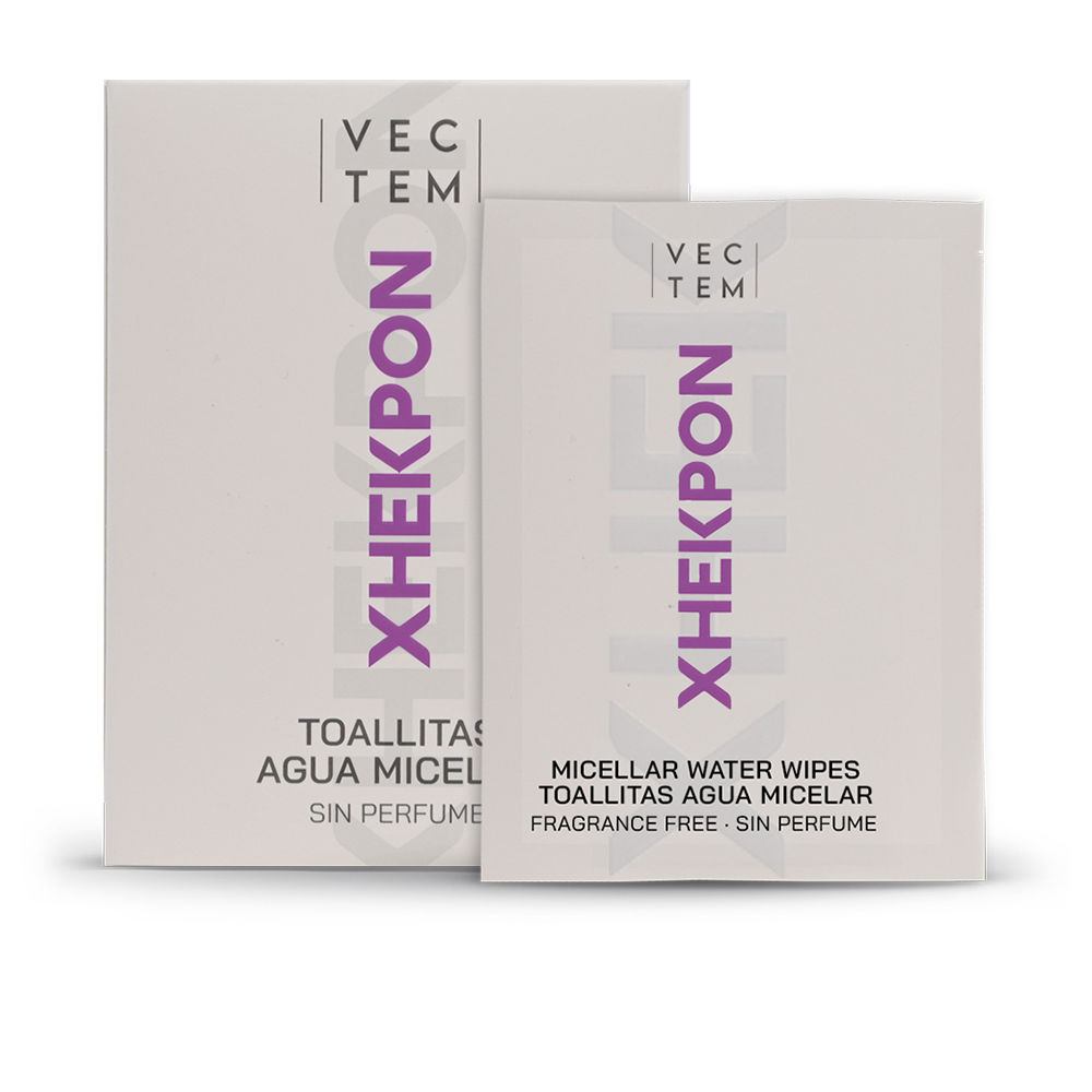 Lenços umedecidos com água micelar XHEKPON, 10 unidades.