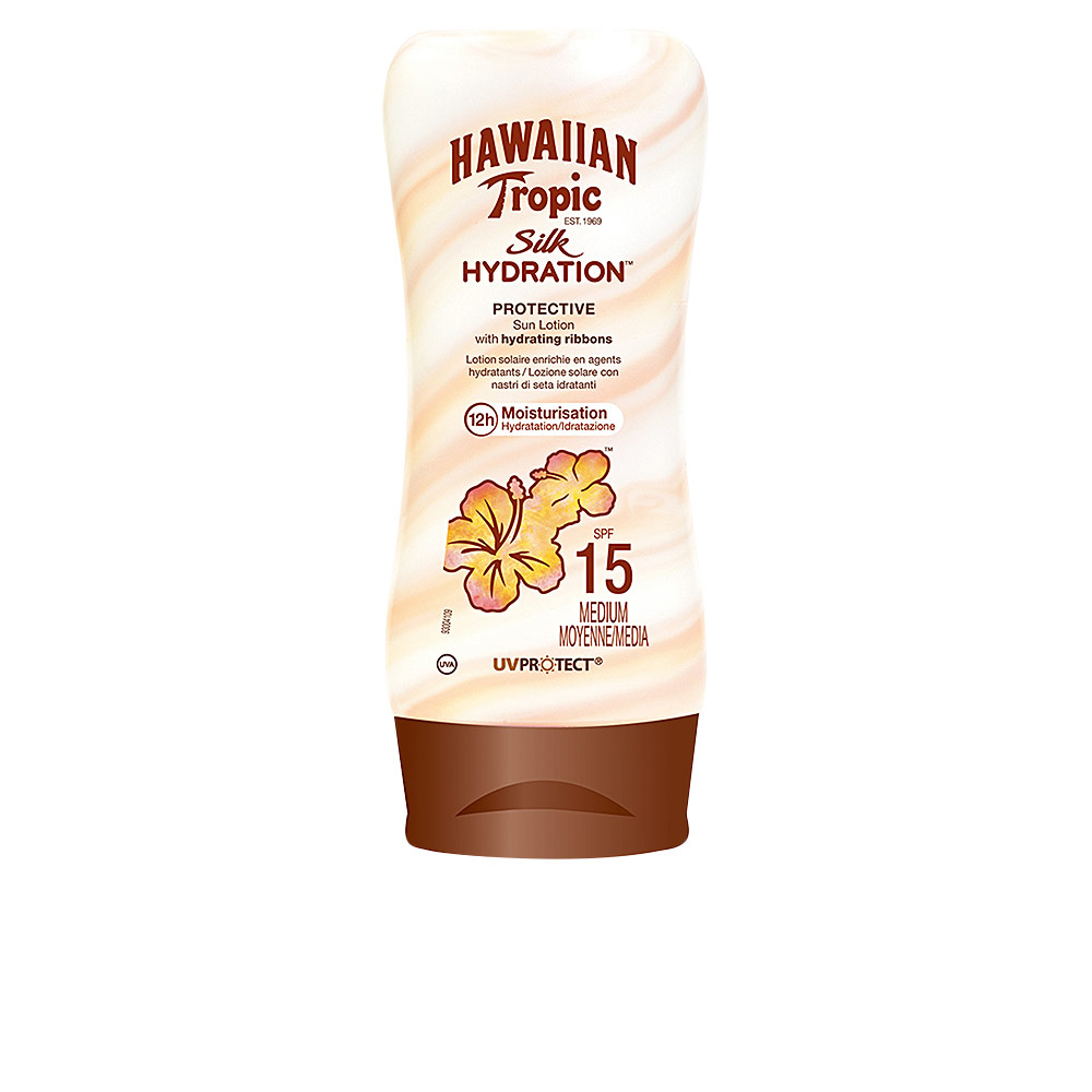 SILK HYDRATION Loção solar protetora FPS15 180 ml