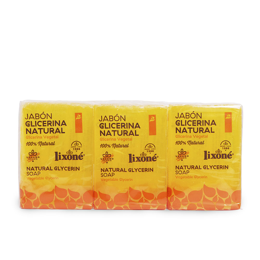 Sabonete natural de glicerina para peles sensíveis 3 x 125 gr