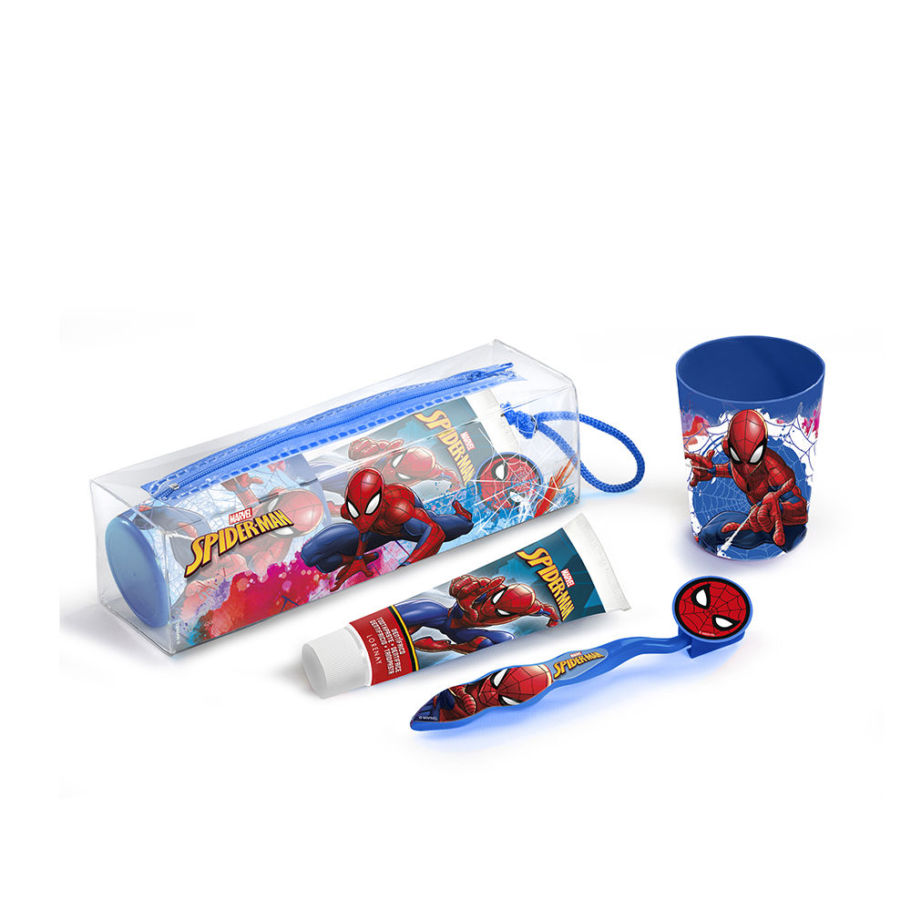 Conjunto odontológico do Homem-Aranha, 3 peças