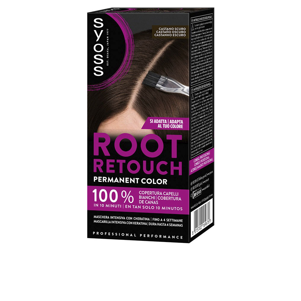 ROOT RETOKCH máscara para retoque de raiz #CastanhoEscuro 1 unidade