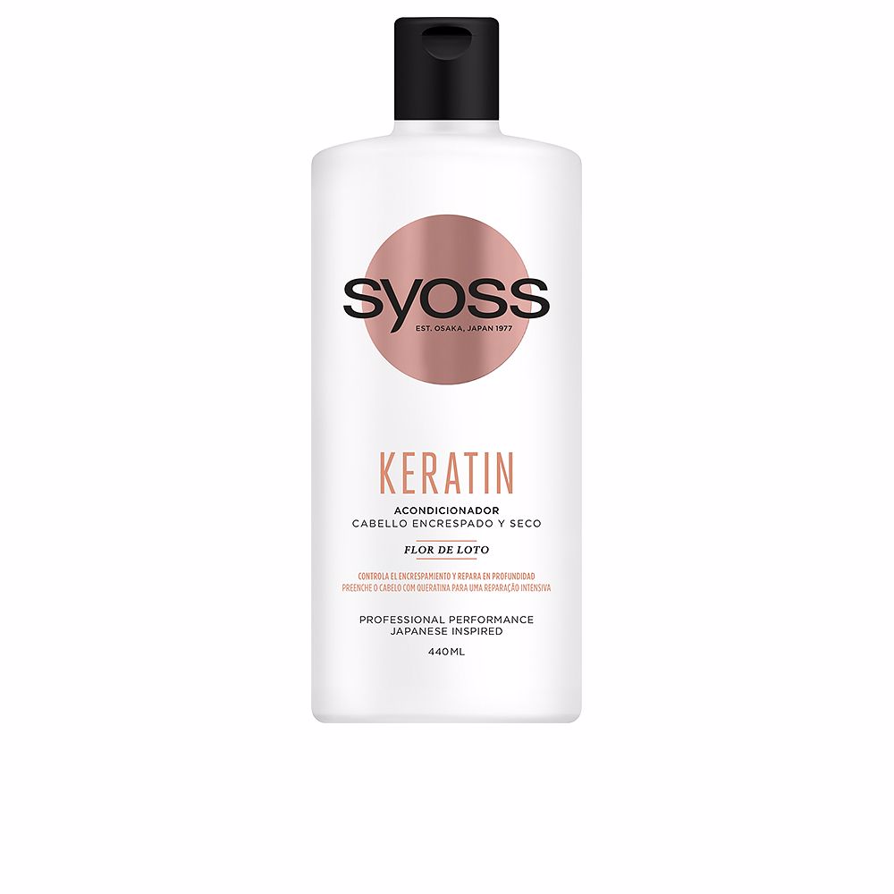 KERATIN Condicionador para cabelos crespos e secos 440 ml