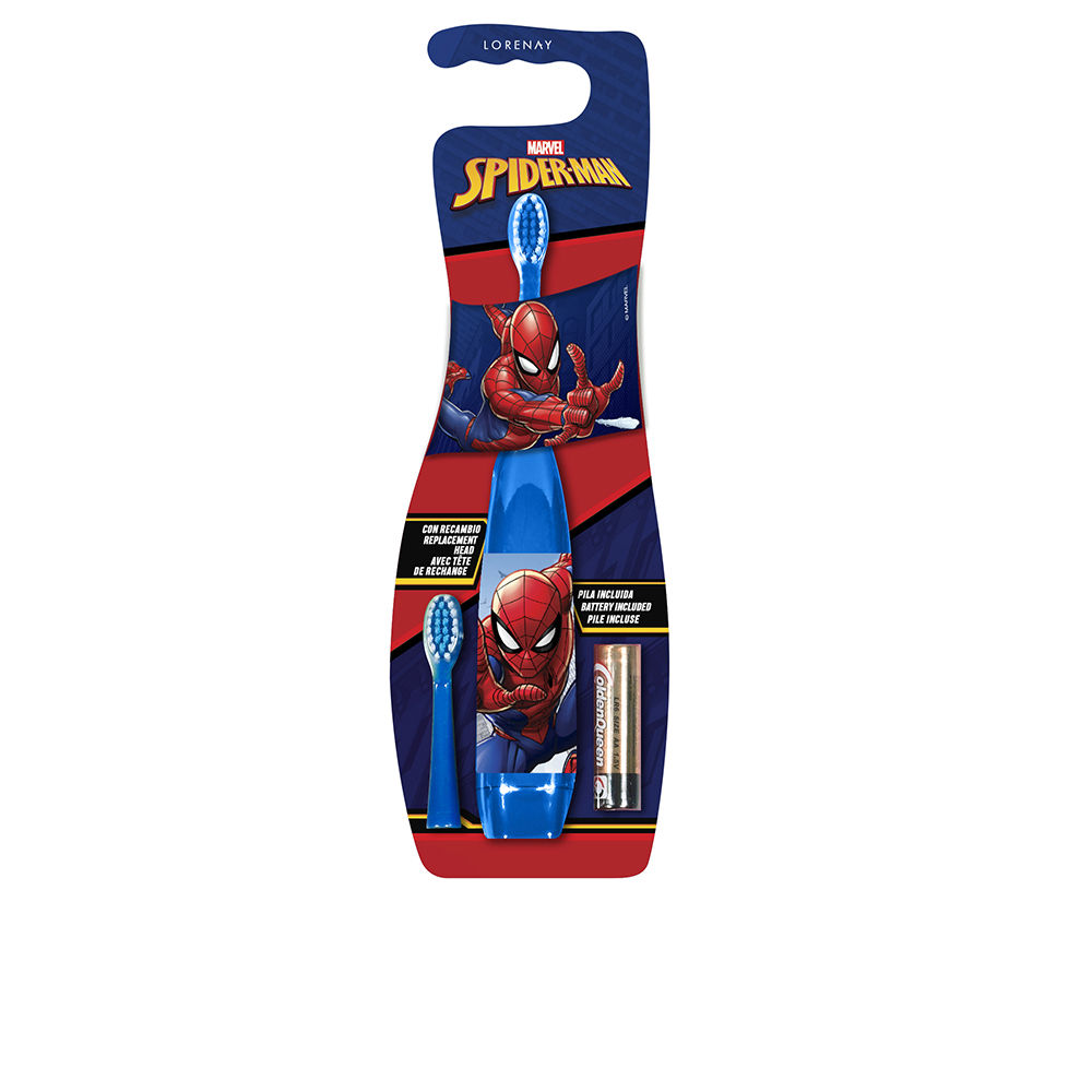Escova de dentes elétrica do Homem-Aranha + 1 cabeça de escova