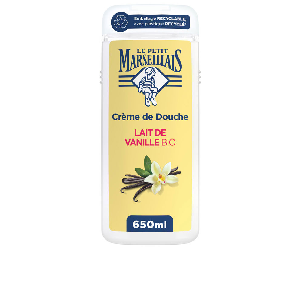 Creme de banho com aroma a baunilha e leite, 650 ml