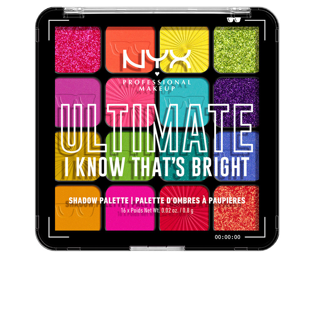Paleta de sombras ULTIMATE #Eu sei que é brilhante 16 x 0,83 gr