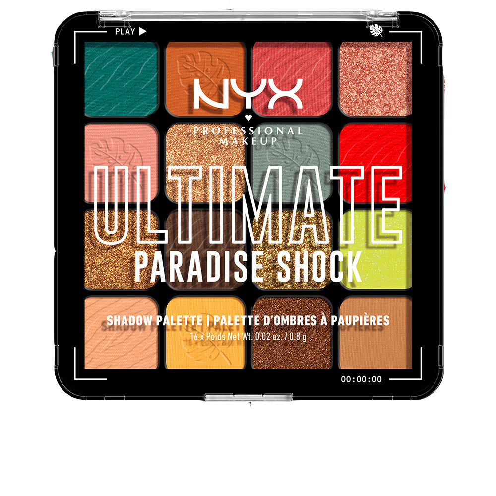 Paleta de sombras ULTIMATE PARADISE SHOCK 16 x 0,8 gr