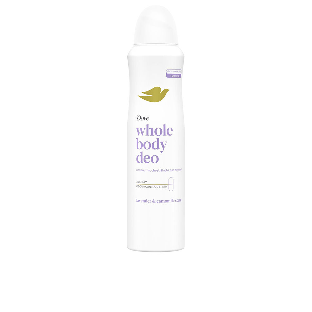 Deo vapor corporal unissex de lavanda e camomila 150 ml