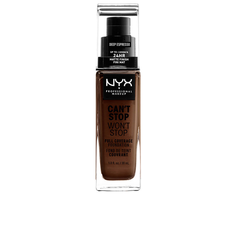 CAN'T STOP WON'T STOP full coverage foundation #deep espresso