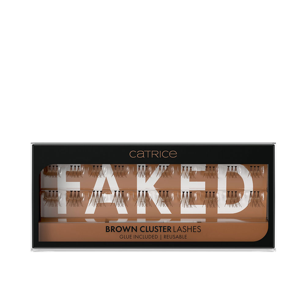 Cílios postiços FAKED BROWN CLUSTER, 20 unidades