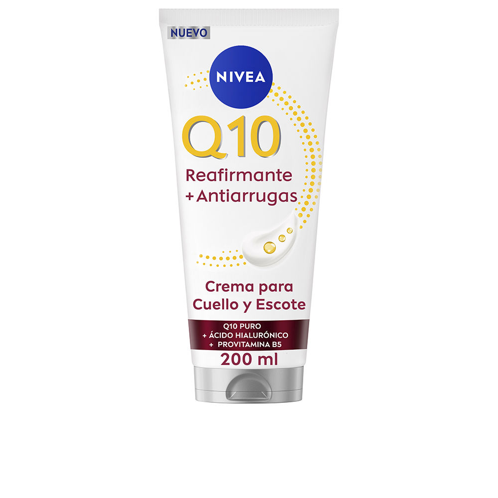 Q10+ Creme antirrugas reafirmante para pescoço e decote 200 ml