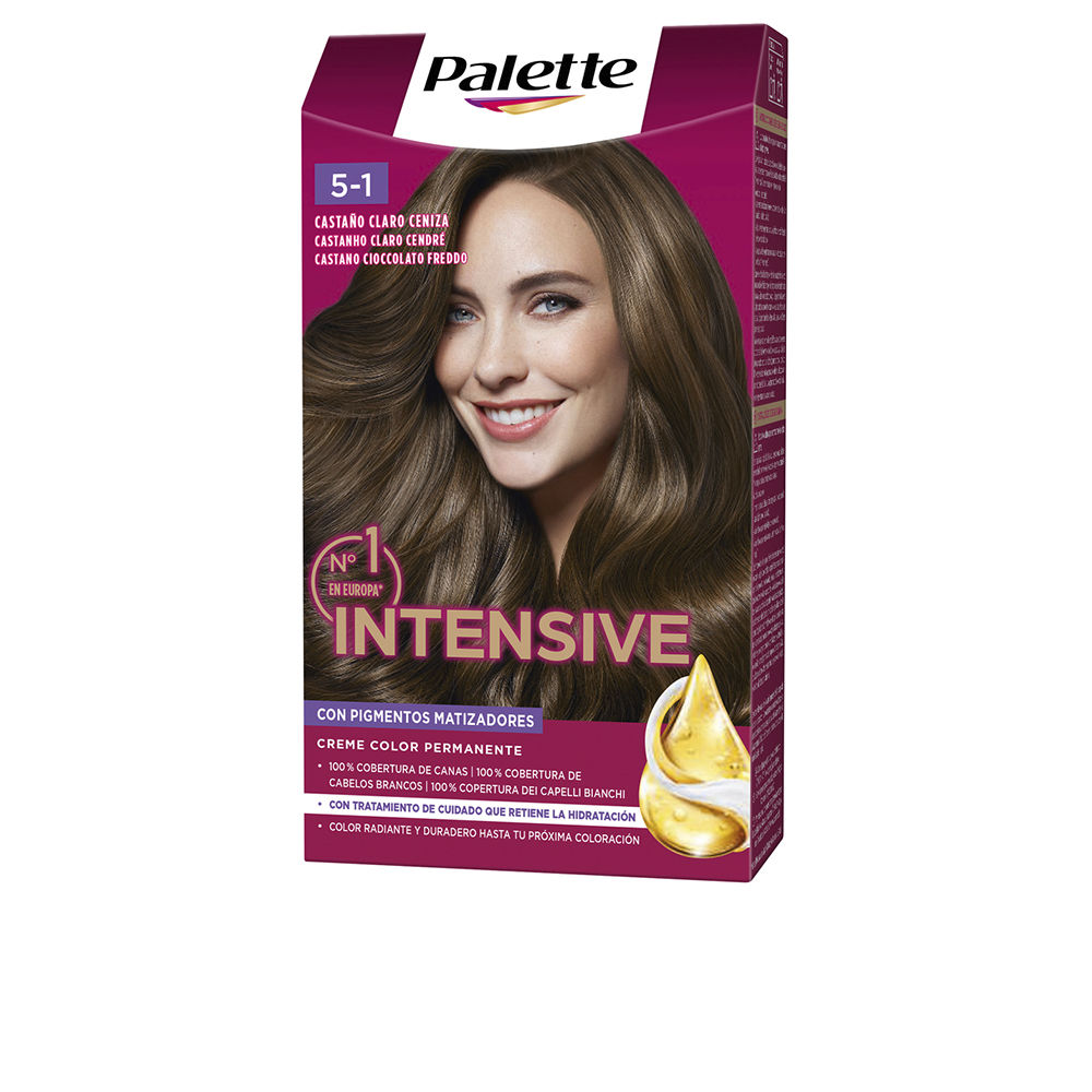 PALETA INTENSA tintura #5.1-castanho claro acinzentado 1 unidade