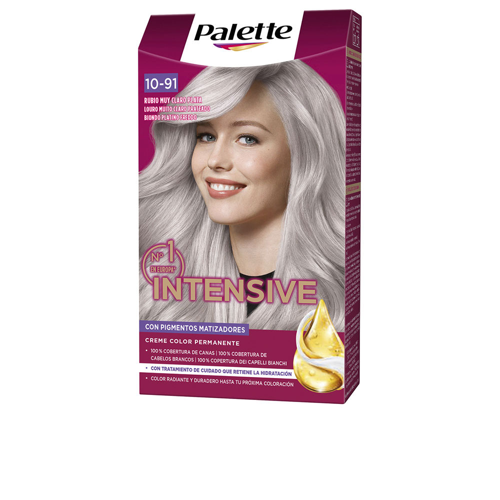 PALETA INTENSA tintura #10.91-Loiro Prateado Muito Claro 1 unidade