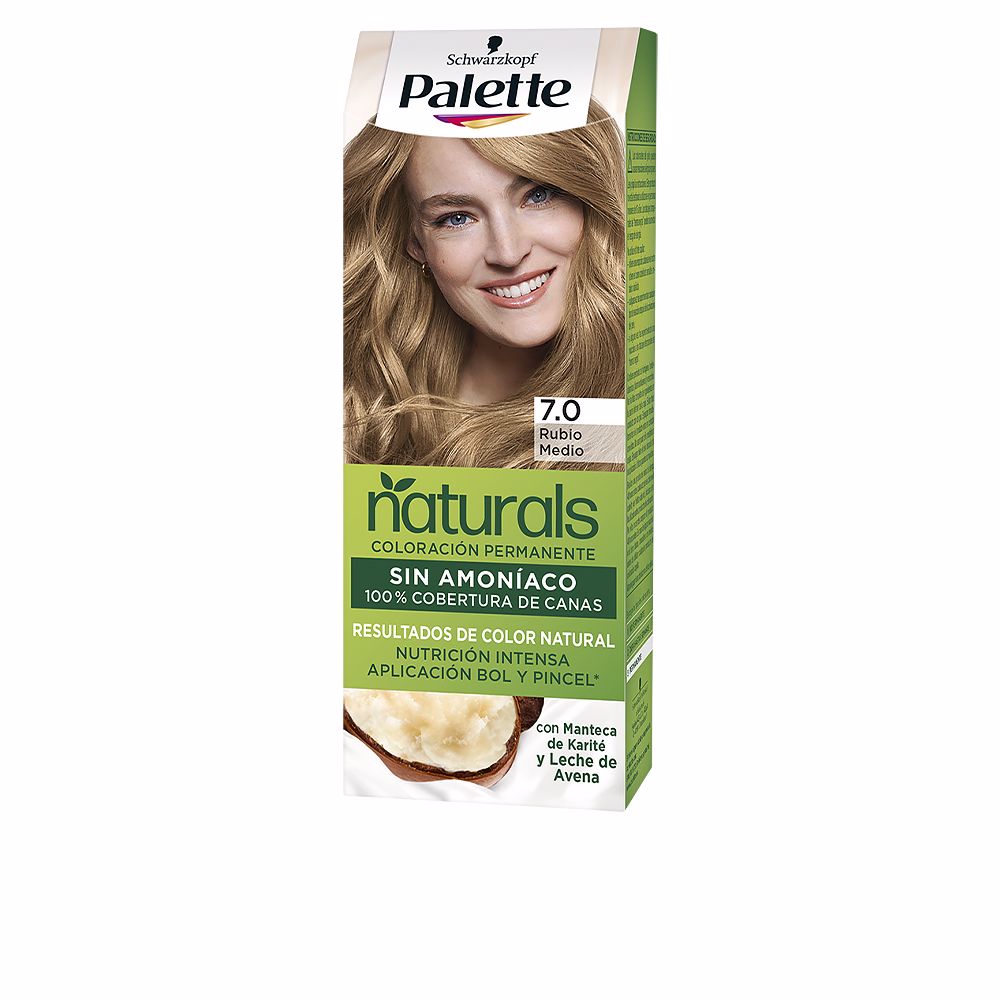 NATURAL PALETTE corante #7.0-loiro médio 1u