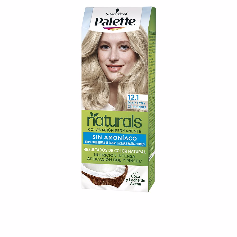 PALETA NATURAL tintura #12.1 - loiro extra claro acinzentado 1 u