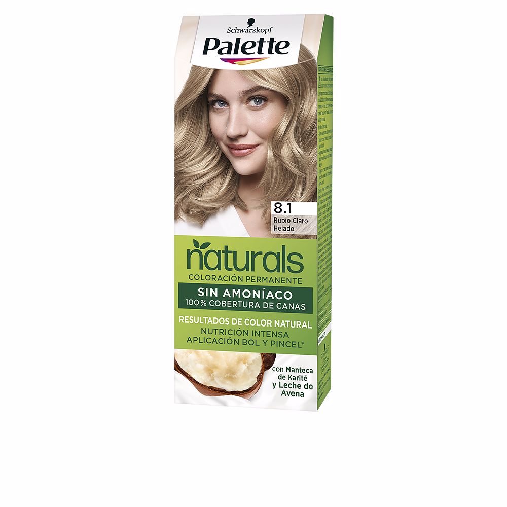 NATURAL PALETTE corante #8.1-loiro claro gelo 1u