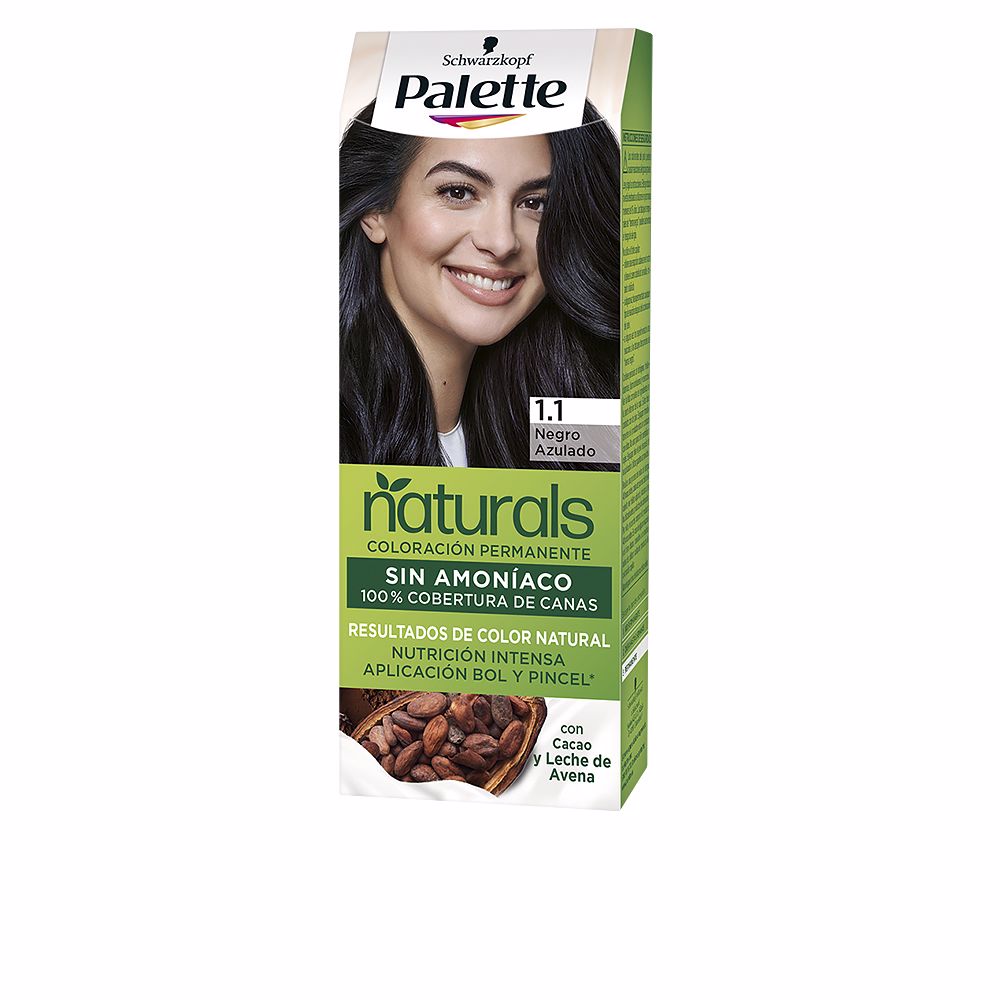 NATURAL PALETTE corante #1.1-azul preto 1u