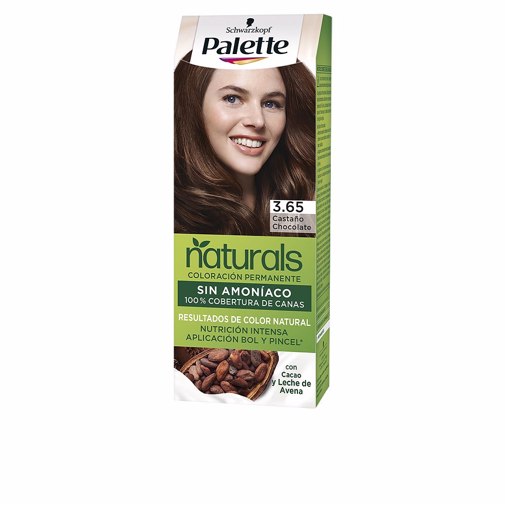 Corante NATURAL PALETTE #3.65-marrom chocolate 1u