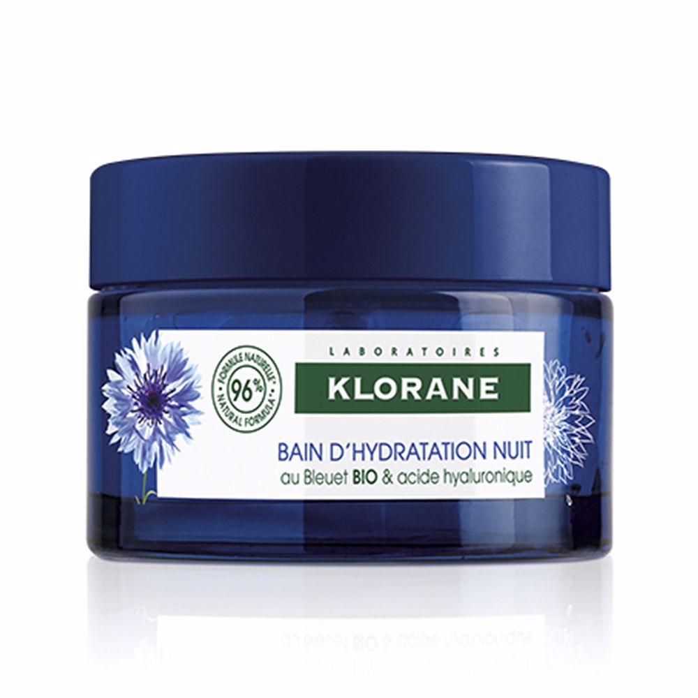 Banho de hidratação noturna BIO CORNFLOWER & ÁCIDO HIALURÔNICO 50 ml